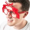 Okulary PISTOLETY czerwone