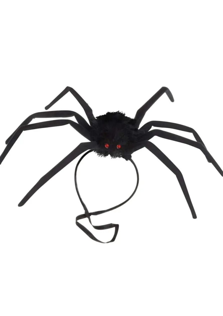 Opaska halloweenowa WŁOCHATY PAJĄK