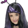 Opaska HALLOWEEN różowe nietoperze