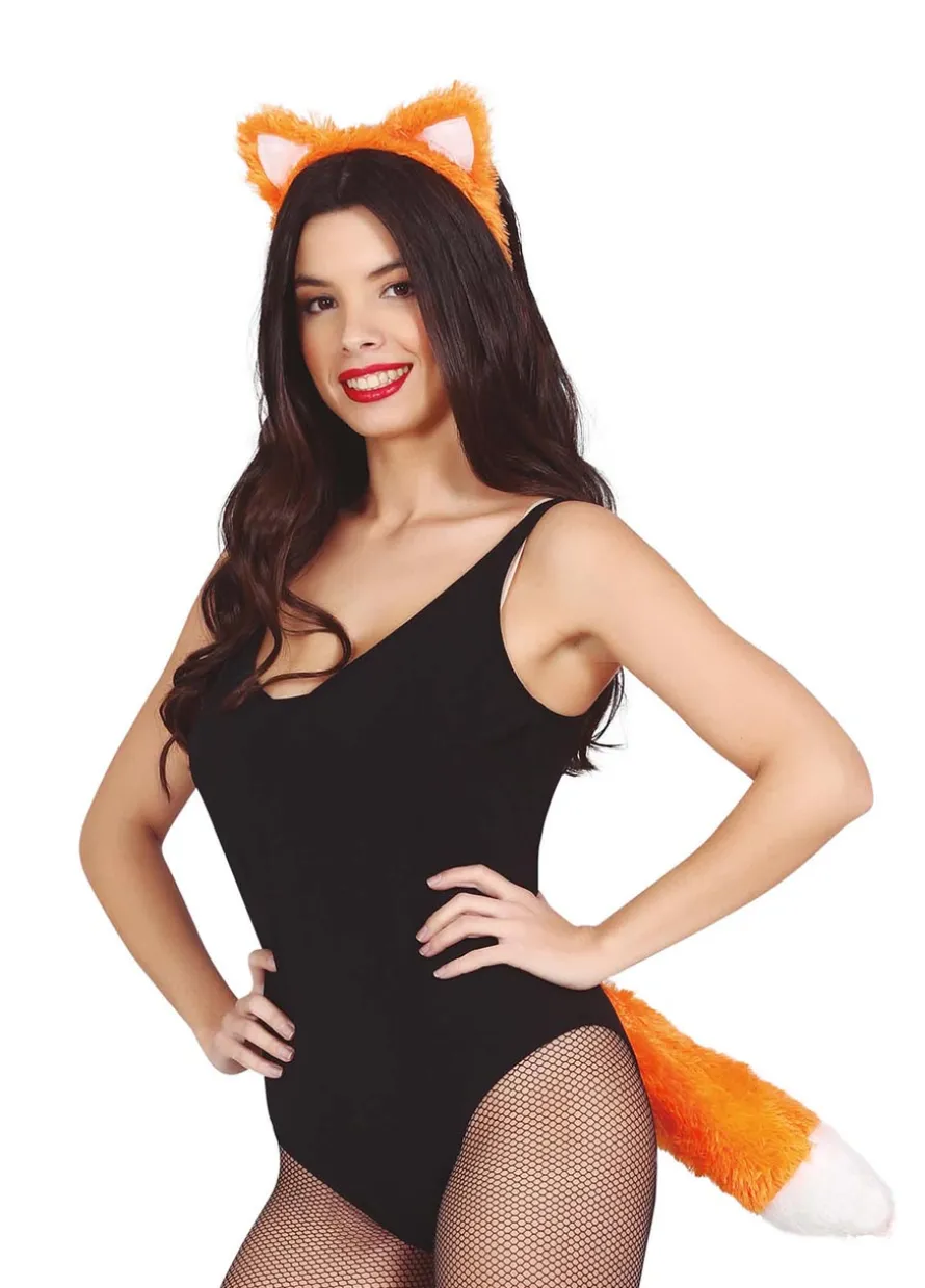 Opaska i ogon lisa ZESTAW DO STROJU LISA zestaw furries