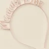 Opaska na baby shower MUMMY TO BE rose gold