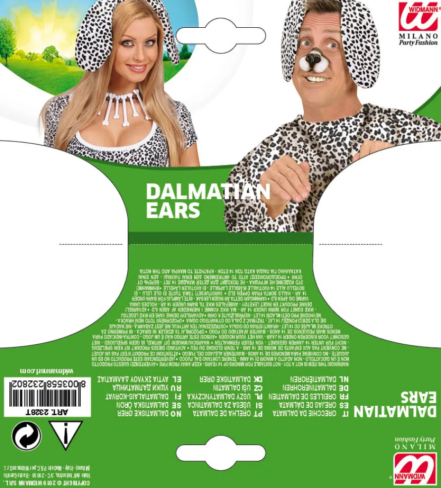 Opaska USZY DALMATYŃCZYKA