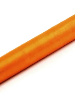 Organza gładka POMARAŃCZOWA 0,36m x 9m