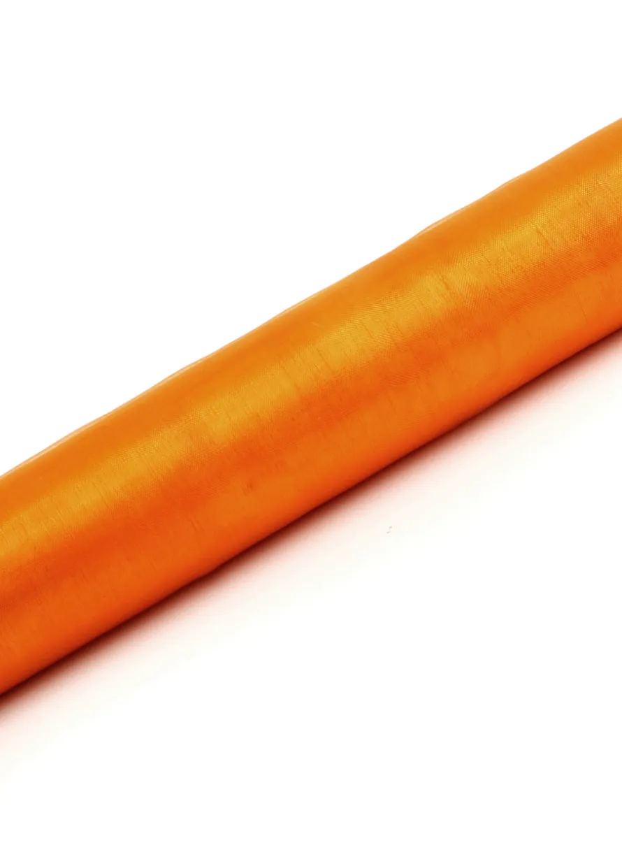 Organza gładka POMARAŃCZOWA 0,36m x 9m