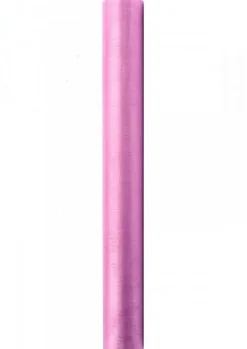 Organza gładka RÓŻOWA 0,36m x 9m