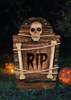 Ozdoba halloweenowa NAGROBEK RIP 56 cm