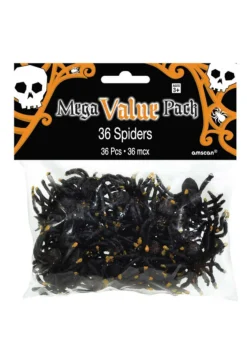 Pająki plastikowe 36 szt.