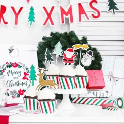 Papier do pakowania prezentów świątecznych MERRY XMAS (2szt.)