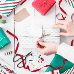 Papier do pakowania prezentów świątecznych MERRY XMAS (2szt.)