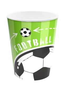 Papierowe kubeczki FOOTBALL 6 szt.