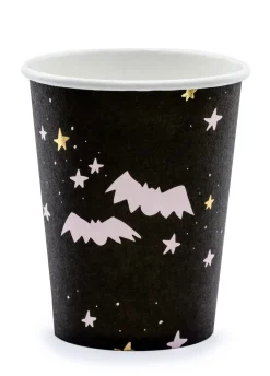 Papierowe kubeczki na Halloween BOO (6szt.)