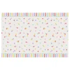 Papierowy obrus prostokątny w kolorowe KROPKI 180 x 120 cm