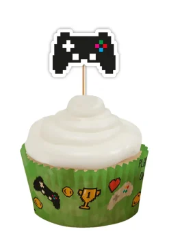 Papilotki do muffinek GAME OVER (75szt.)