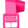 Pasek różowy NEON PINK dodatek do stroju lata 80