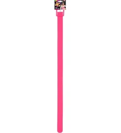 Pasek różowy NEON PINK dodatek do stroju lata 80
