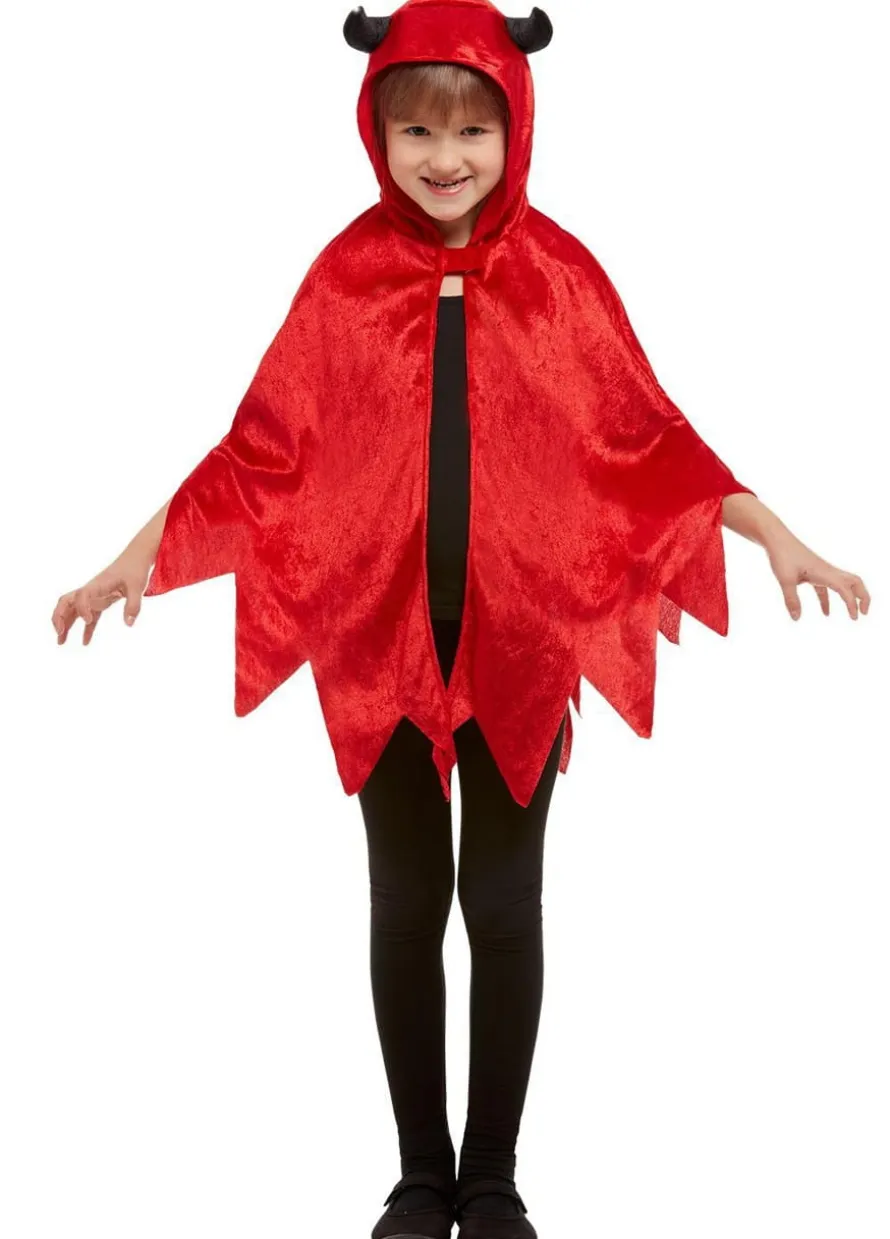Peleryna DIABEŁEK strój na Halloween dla dzieci
