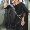 Peleryna dla dziewczynki czarna