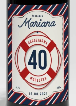 Personalizowana etykieta na alkohol DLA ŻEGLARZA