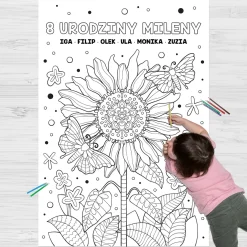 Personalizowana kolorowanka KWIAT