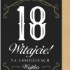 Personalizowana tablica powitalna 18 URODZINY CHŁOPAKA