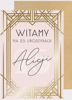 Personalizowana tablica powitalna PINK GLAM dekoracja na urodziny