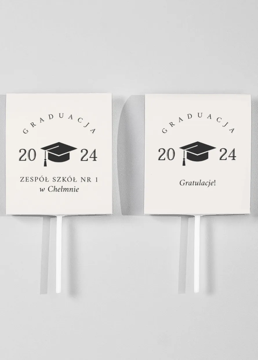 Personalizowane lizaki GRADUACJA drobne upominki dla uczniów (8szt.)