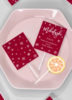 Personalizowane lizaki UPOMINEK DLA UCZNIÓW NA MIKOŁAJKI
