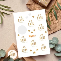 Personalizowane NAKLEJKI ŚLUBNE