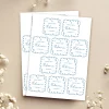 Personalizowane naklejki na CHRZEST chłopca