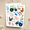 Personalizowane naklejki z traktorami FARMA
