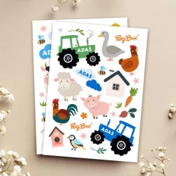 Personalizowane naklejki z traktorami FARMA