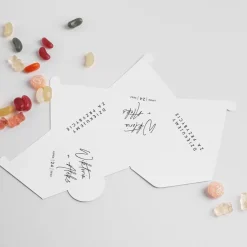 Personalizowane pudełeczka PODZIĘKOWANIE ZA PRZYBYCIE (6szt.)