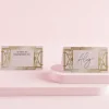 Personalizowane winietki na urodziny GLAMOUR różowe (15szt.)