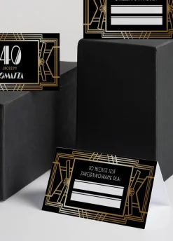 Personalizowane winietki na 40 urodziny (15szt.)