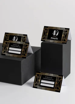 Personalizowane winietki na 40 urodziny (15szt.)