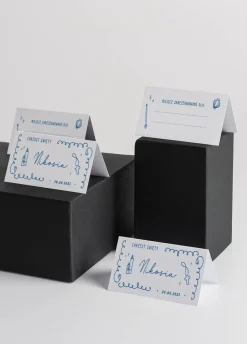 Personalizowane winietki NA CHRZEST chłopca 15 szt.