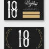 Personalizowane winietki na 18 DLA CHŁOPAKA (15szt.)