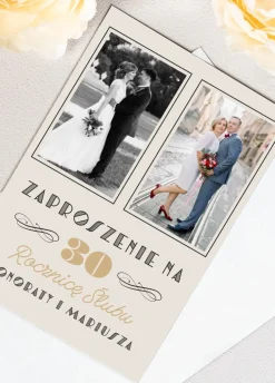 Personalizowane zaproszenia na 30 ROCZNICĘ ŚLUBU