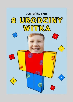 Personalizowane zaproszenia na urodziny chłopca