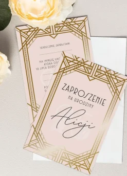 Personalizowane zaproszenia na 25 urodziny GLAMOUR