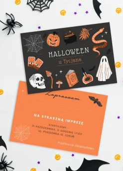 Personalizowane ZAPROSZENIA NA HALLOWEEN