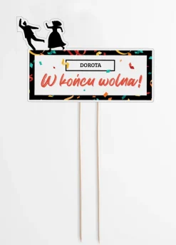 Personalizowany topper na TORT ROZWODOWY