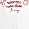 Personalizowany topper na tort WIECZÓR PANIEŃSKI