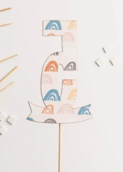 Personalizowany topper na tort na 5 URODZINY
