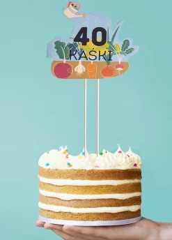 Personalizowany topper na tort DLA OGRODNIKA na urodziny