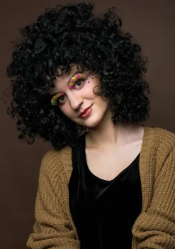 Peruka AFRO czarna