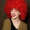 Peruka AFRO czerwona