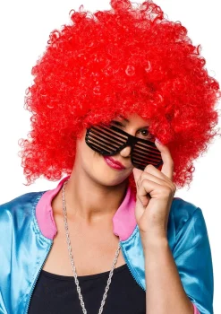 Peruka AFRO czerwona