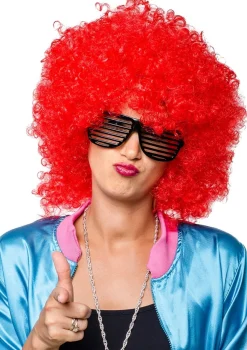 Peruka AFRO czerwona