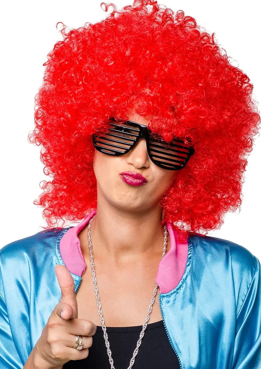 Peruka AFRO czerwona